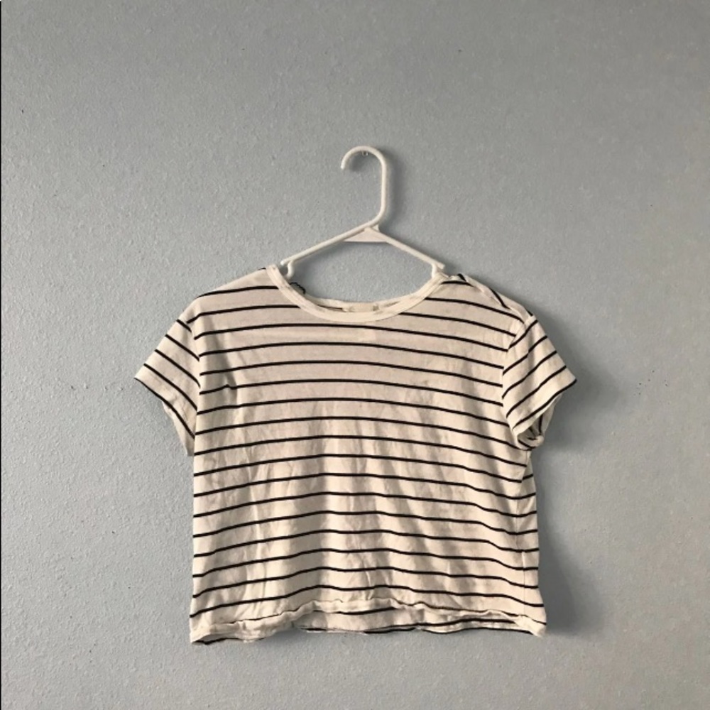 Striped Crop Top